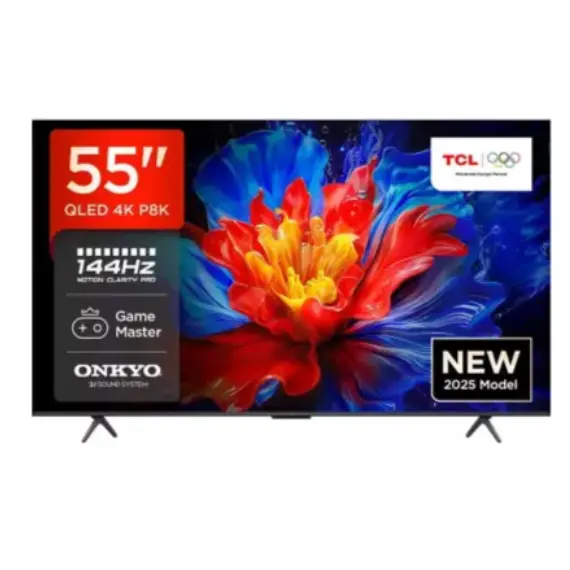 ტელევიზორი TCL 55P8K 4K Google TV 120Hz(VRR 144Hz/DLG244Hz)  - Primestore.ge