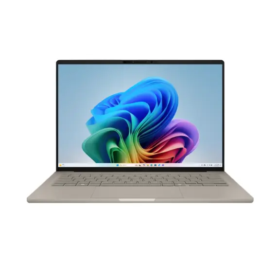 ნოუთბუქი Asustek Zenbook A14  14'' WUXGA OLED Snapdragon  X Plus 16GB 512GB SSD Adreno iGPU  WIN 11 HOME  BEIGE  - Primestore.ge