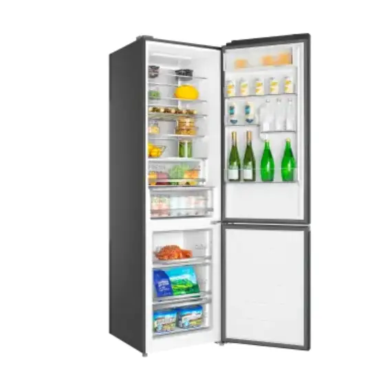მაცივარი TCL C521CDIB FREE BUILT-IN, 521L, Energy E, 190x64x83.3, LED Display, Metal Fresh. Icy Blue glass , 3 image - Primestore.ge