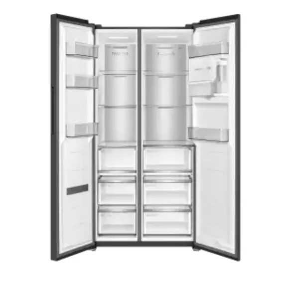 მაცივარი TCL C521CDIB FREE BUILT-IN, 521L, Energy E, 190x64x83.3, LED Display, Metal Fresh. Icy Blue glass , 3 image - Primestore.ge