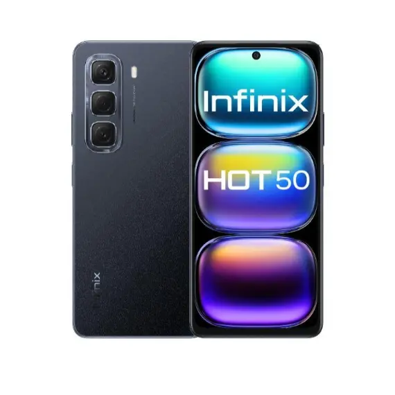 მობილური ტელეფონი Infinix Hot 50 8GB/128GB Black  - Primestore.ge