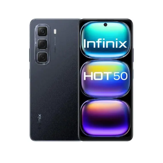 მობილური ტელეფონი Infinix Hot 50 8GB/256GB Black  - Primestore.ge