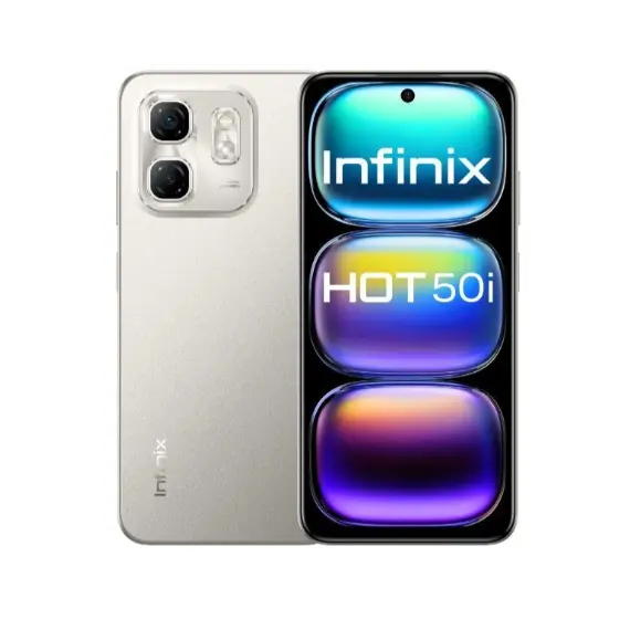 მობილური ტელეფონი Infinix Hot 50i 4GB/128GB Titanium Grey  - Primestore.ge