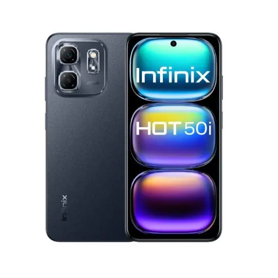 მობილური ტელეფონი Infinix Hot 50i 4GB/128GB Black  - Primestore.ge