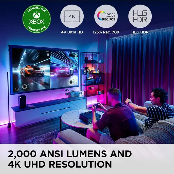 პროექტორი ViewSonic X2-4KPRO LED Projector , 3 image - Primestore.ge