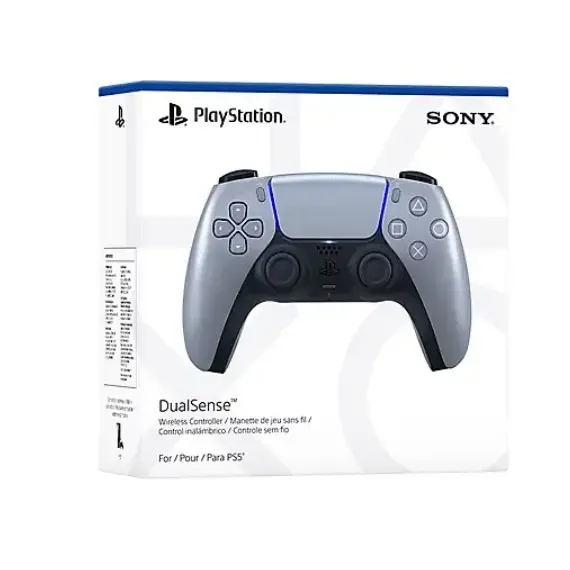 ჯოისტიკი Playstation DualSense PS5 Wireless Controller Sterling Silver /KIA/PS5  - Primestore.ge