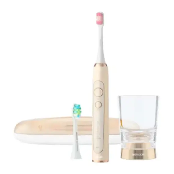 კბილის ელექტრო ჯაგრისი Sencor SOC 4211GD Sonic Toothbrush , 5 image - Primestore.ge
