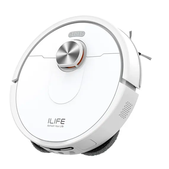 რობოტი მტვერსასრუტი Ilife T60S, 17000Pa, LiDAR + Ai, Robot Vacuum Cleaner, White , 9 image - Primestore.ge