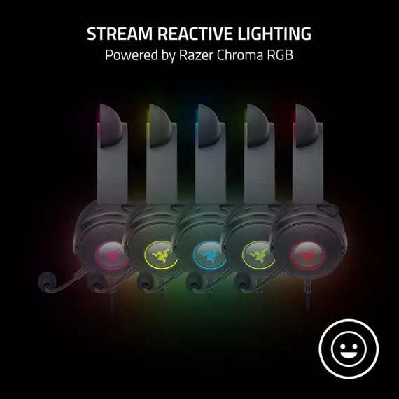 ყურსასმენი Razer Headset Kraken Kitty Ed. V2 Pro 7.1 USB-A RGB, black , 4 image - Primestore.ge