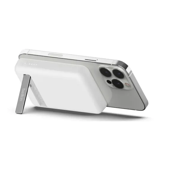 პორტატული დამტენი Belkin Power Bank 5000mAh, MagSafe Wireless, white - Primestore.ge