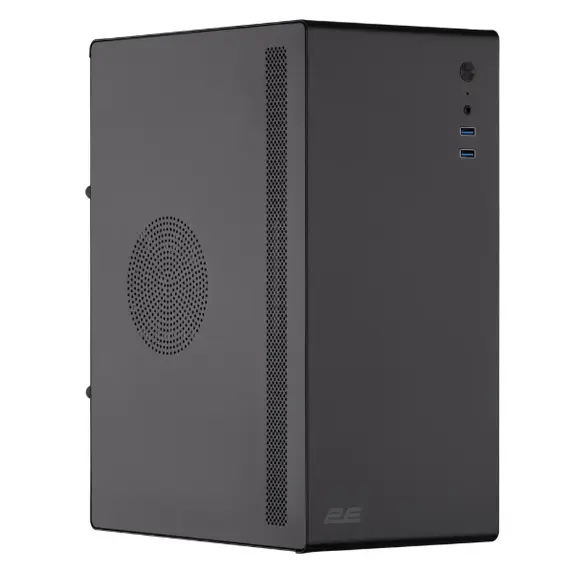 კომპიტერის ქეისი კვების ბლოკით 2E PC case Credo V200B-400 with PSU 2E ATX400, 2xUSB3.0, 1x80mm, VGA 250mm, mATX, Black  - Primestore.ge