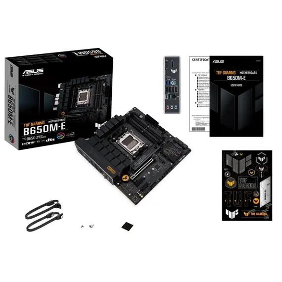 დედა დაფა ASUS Motherboard TUF GAMING B650M-E sAM5 B650 2xDDR5 M.2 HDMI DP mATX , 4 image - Primestore.ge