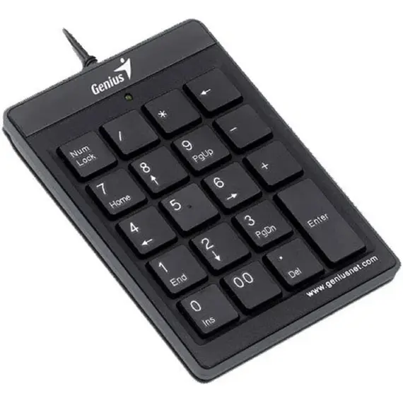 კლავიატურა Genius 110, Wired, USB, NumPad, Black , 2 image - Primestore.ge