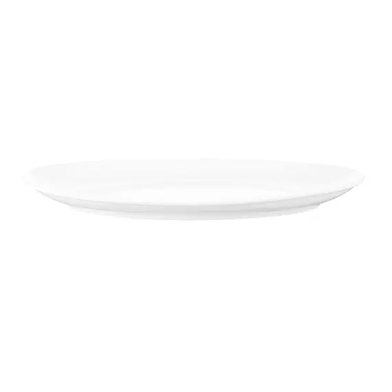თეფში Ardesto Plate Imola, 31х22cm, porcelain, oval, white , 3 image - Primestore.ge
