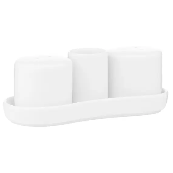 სამარილე და საპილპილე Ardesto Set for salt and pepper, 4 items, porcelain, white  - Primestore.ge