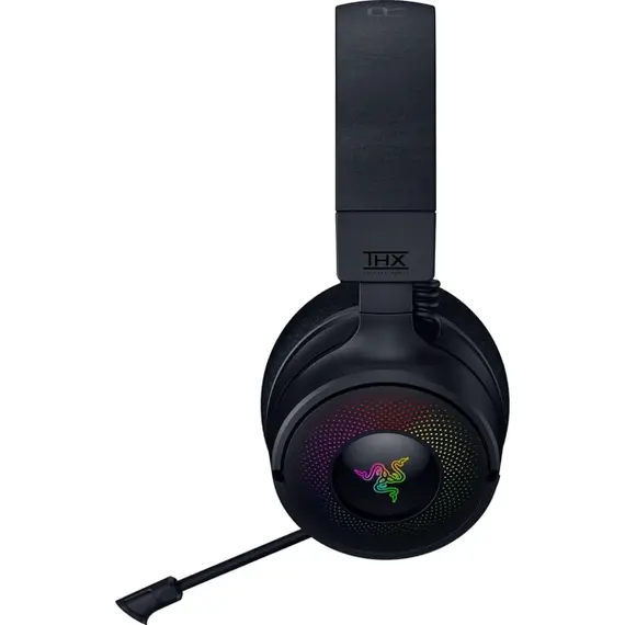 ყურსასმენი Razer Gaming Headset Kraken V4, USB-A/WL/BT, RGB, black , 3 image - Primestore.ge
