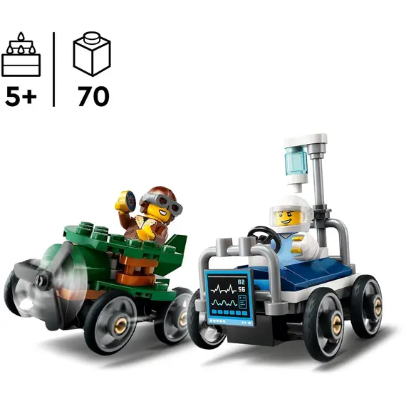 ლეგო LEGO Constructor City Airplane vs. Hospital Bed , 2 image - Primestore.ge