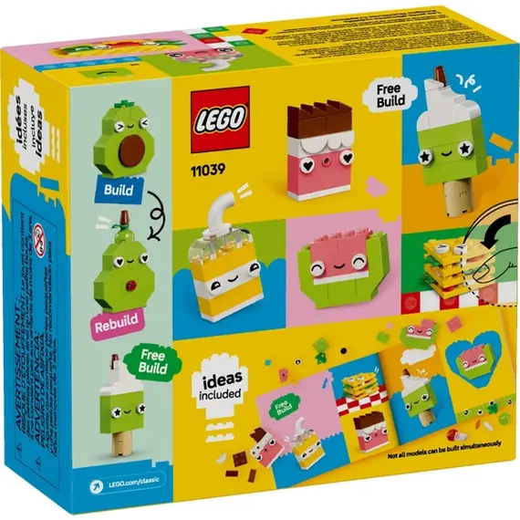 ლეგო LEGO Constructor Classic Creative Food Friends  - Primestore.ge