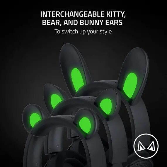 ყურსასმენი Razer Headset Kraken Kitty Ed. V2 Pro 7.1 USB-A RGB, black , 3 image - Primestore.ge