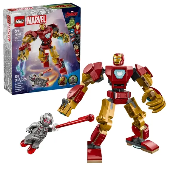 ლეგო LEGO Constructor Super Heroes Iron Man Mech vs. Ultron , 2 image - Primestore.ge