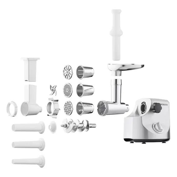 ხორცსაკეპი Ardesto MGA-3000W, 3000W, Meat Grinder, Silver , 6 image - Primestore.ge