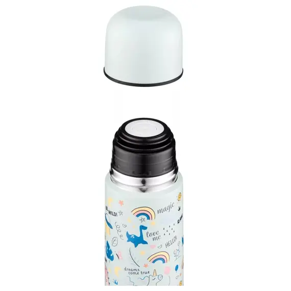 თერმოსი Ardesto Vacuum flask Magic 500ml, stainless steel, grey , 4 image - Primestore.ge