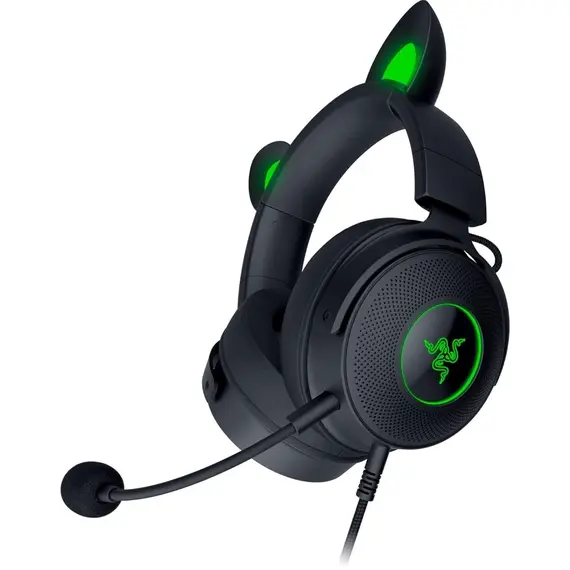 ყურსასმენი Razer Headset Kraken Kitty Ed. V2 Pro 7.1 USB-A RGB, black  - Primestore.ge