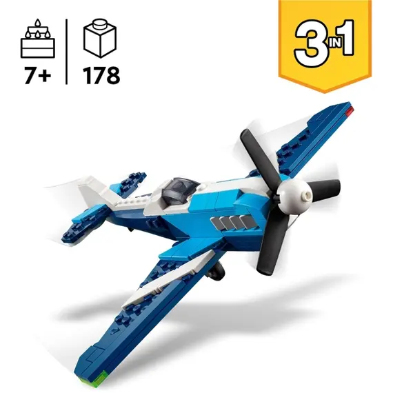 ლეგო LEGO Constructor Creator Race Plane , 2 image - Primestore.ge