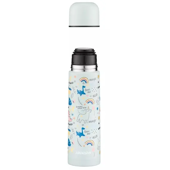 თერმოსი Ardesto Vacuum flask Magic 500ml, stainless steel, grey , 3 image - Primestore.ge