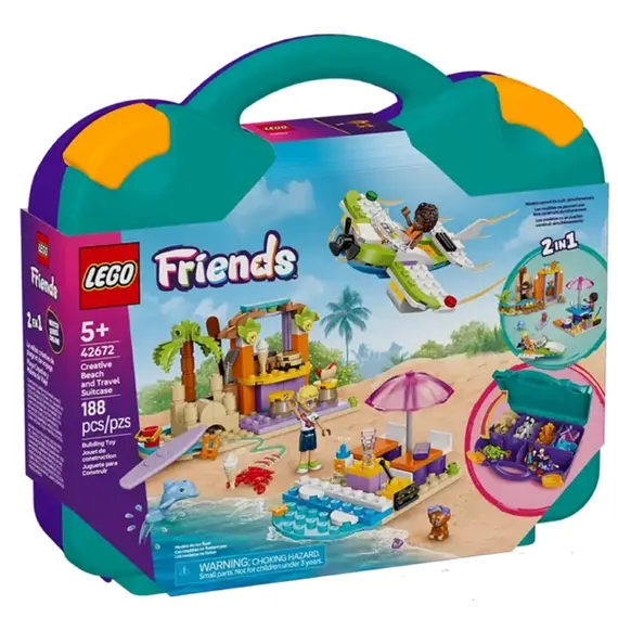 ლეგო LEGO Constructor Friends Creative Beach and Travel Suitcase  - Primestore.ge