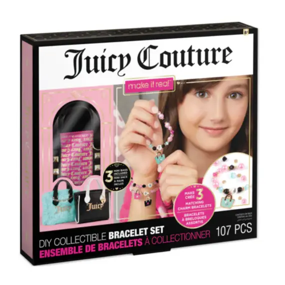 კრეატიული სათამაშო Make It Real Juicy Couture DIY Collectible Bracelet Set  - Primestore.ge