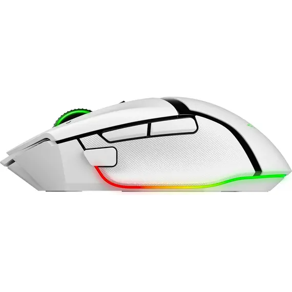 მაუსი Razer Mouse Basilisk V3 Pro 35K, RGB, USB-A/WL/BT, white , 2 image - Primestore.ge