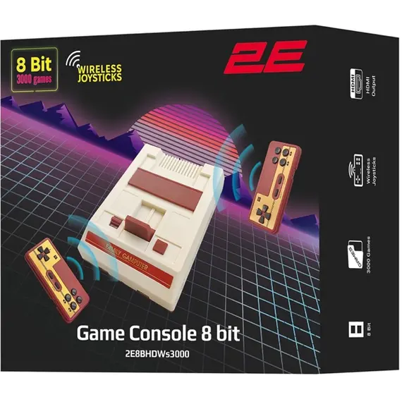 სათამაშო კონსოლი 2E 2E8BHDWS3000, HDMI, Gaming Console, White/Red , 6 image - Primestore.ge