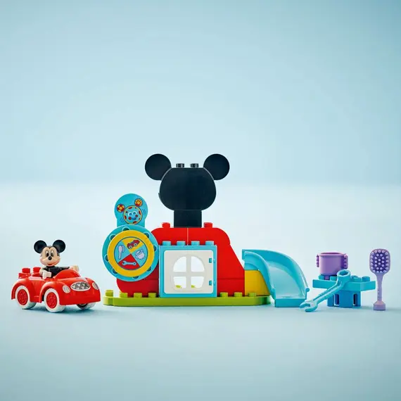 ლეგო LEGO Constructor DUPLO Disney Mickey Mouse Clubhouse & Car , 5 image - Primestore.ge