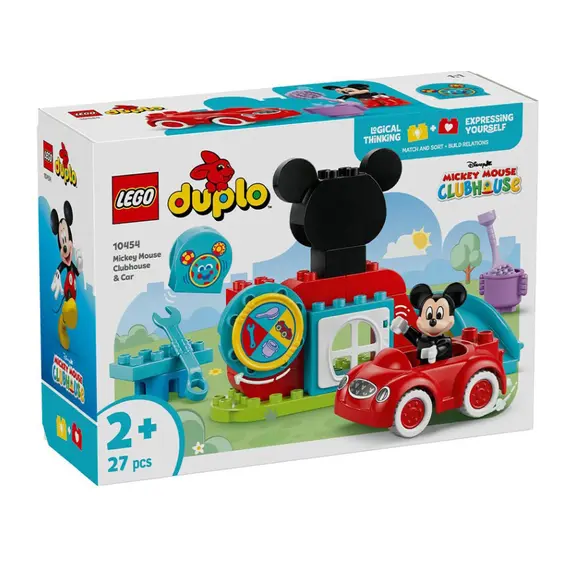 ლეგო LEGO Constructor DUPLO Disney Mickey Mouse Clubhouse & Car  - Primestore.ge