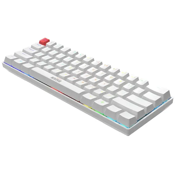 კლავიატურა MARVO Saber wired mechanical gaming keyboard RGB lighting White , 3 image - Primestore.ge