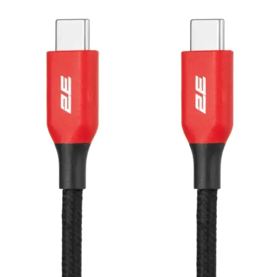 კაბელი 2E Cable USB-C - USB-C, 100W 1m black , 3 image - Primestore.ge