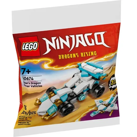 ლეგო LEGO Ninjago recruitment Zane's Dragon Power Vehicles , 2 image - Primestore.ge