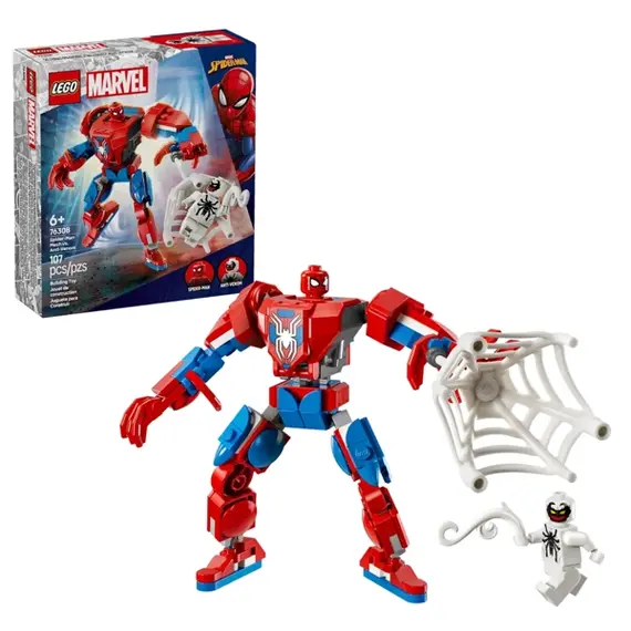 ლეგო LEGO Constructor Super Heroes Spider-Man Mech vs. Anti-Venom , 2 image - Primestore.ge