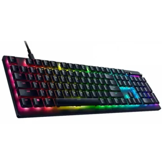 კლავიატურა Razer Keyboard mechanical DeathStalker V2 105key, Red Switch, USB-A, EN/RU, RGB, black , 3 image - Primestore.ge