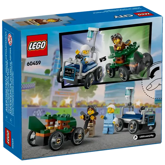 ლეგო LEGO Constructor City Airplane vs. Hospital Bed  - Primestore.ge