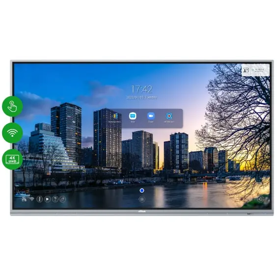 ინტერაქტიული ეკრანი, სმარტ ეკრანი Vivitek EK755i NovoTouch, 75", 4K UHD, Android 11, 64GB, Smart Board, Gray  - Primestore.ge