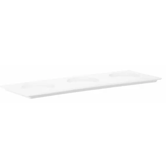 სადგამი თეფში Ardesto Tray, 34х12сm, porcelain, rectangle, white , 2 image - Primestore.ge