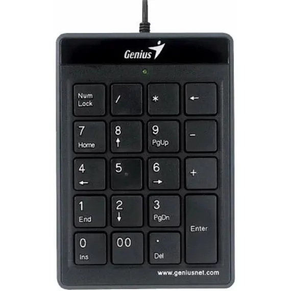 კლავიატურა Genius 110, Wired, USB, NumPad, Black  - Primestore.ge