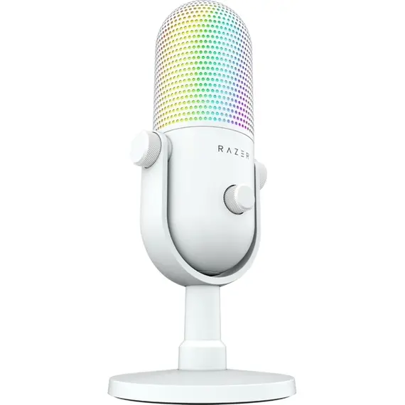 მიკროფონი Razer gaming microphone Seiren V3 Chroma, Uni, RGB, USB-A, 2m, white , 2 image - Primestore.ge