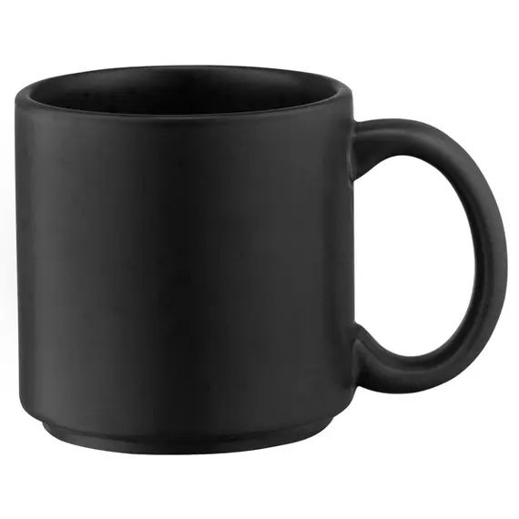 ჭიქა Ardesto Mug Trento, 400ml, ceramics, black , 2 image - Primestore.ge