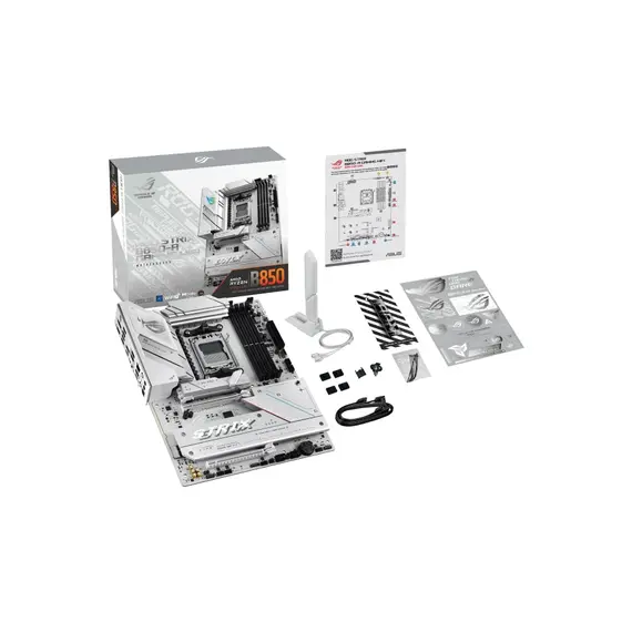 დედა დაფა ASUS Motherboard ROG STRIX B850-A GAMING WIFI sAM5 B850 4xDDR5 M.2 HDMI DP WiFi BT ATX , 5 image - Primestore.ge