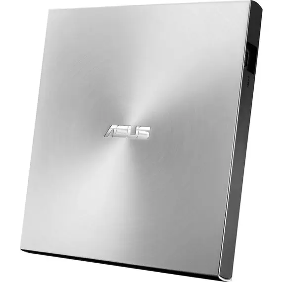 დისკის წამკითხველი ASUS ODD portable ZenDrive SDRW-08U7M-U DVD+-R/RW burner M-DISC USB2.0 Slim silver Retail Box Slim , 3 image - Primestore.ge