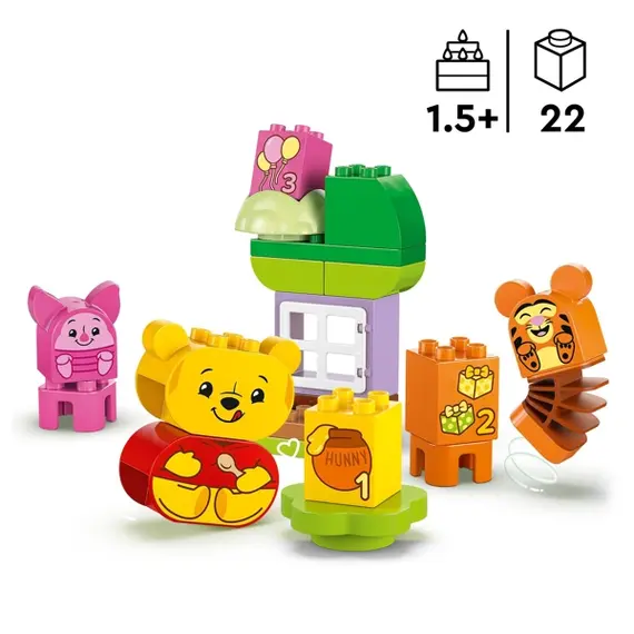 ლეგო LEGO Constructor DUPLO Disney Winnie the Pooh's Birthday Party , 3 image - Primestore.ge