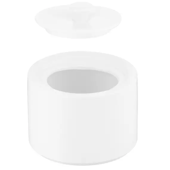 საშაქრე Ardesto Sugar bowl Prato, 7.8х7.8х9cm, 200ml, porcelain, white , 3 image - Primestore.ge